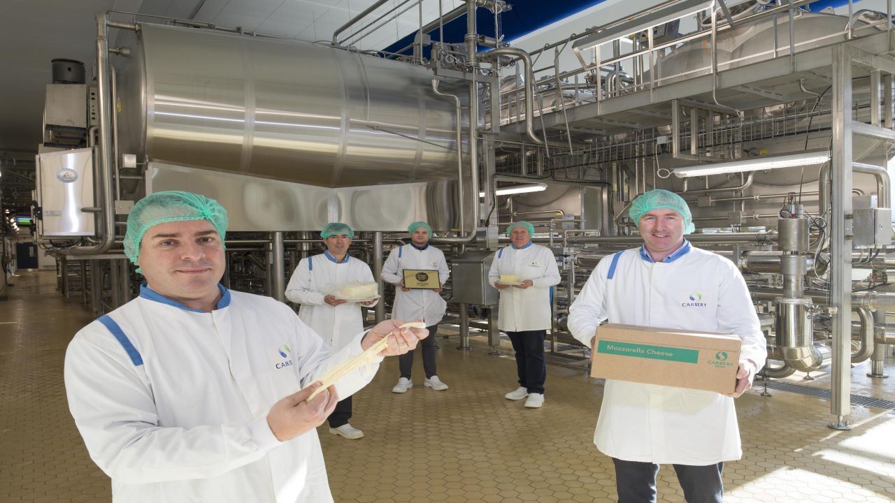 The new production facility produces mozzarella and grilling cheese. Credit: Carbery Food Ingredients Limited.