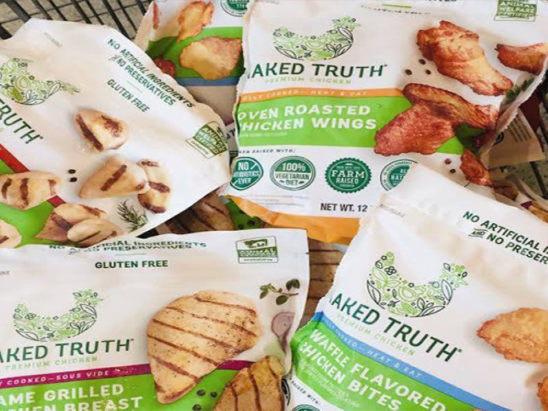 The Global Animal Partnership (GAP) Step-2 rated NAKED TRUTH® products are available in more than 270 stores of US supermarket chain Harris Teeter. Credit: Wayne Farms, LLC.